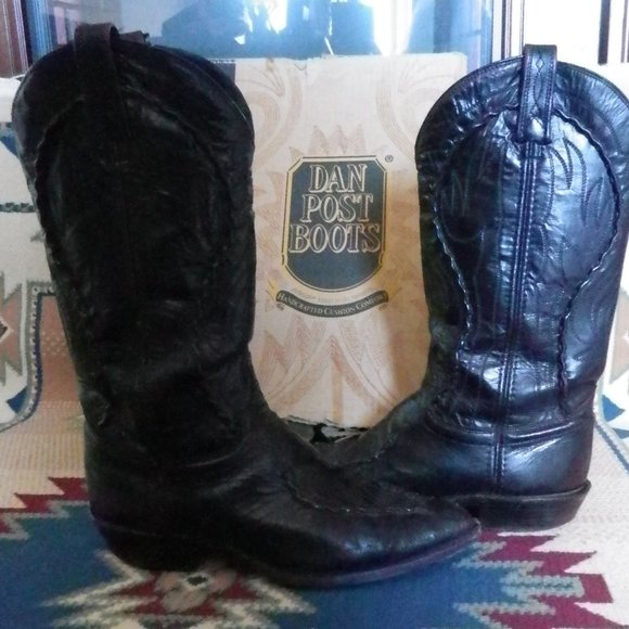 Men's Dan Post Black boots 8.5 - Picture 3 of 6